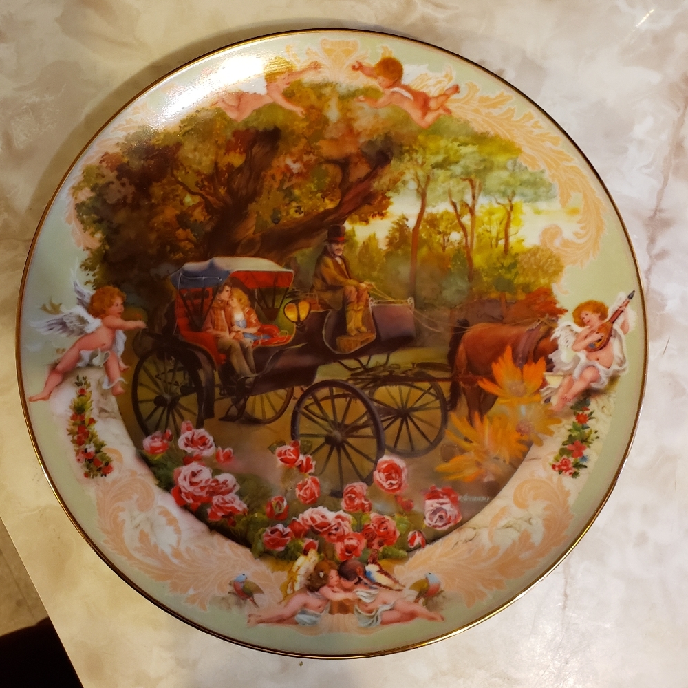 Rob Sauber 1985 Sweetheart Collection Plate